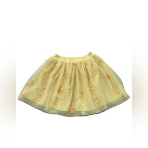 Hanna Andersson Size 110, 5 Disney Beauty and The Beast Belle Yellow Tulle Skirt